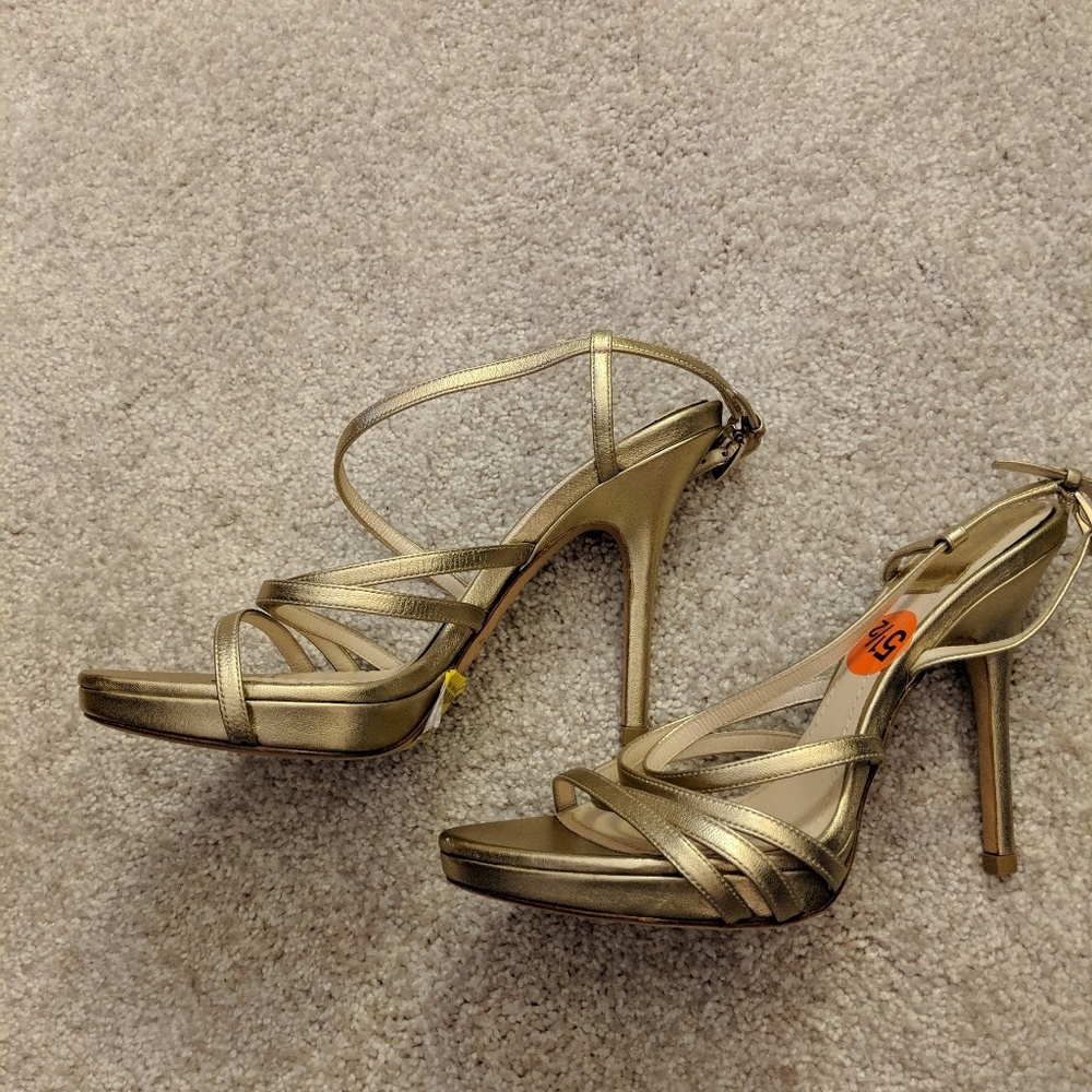 Christian Dior sandals in gold 35.5
